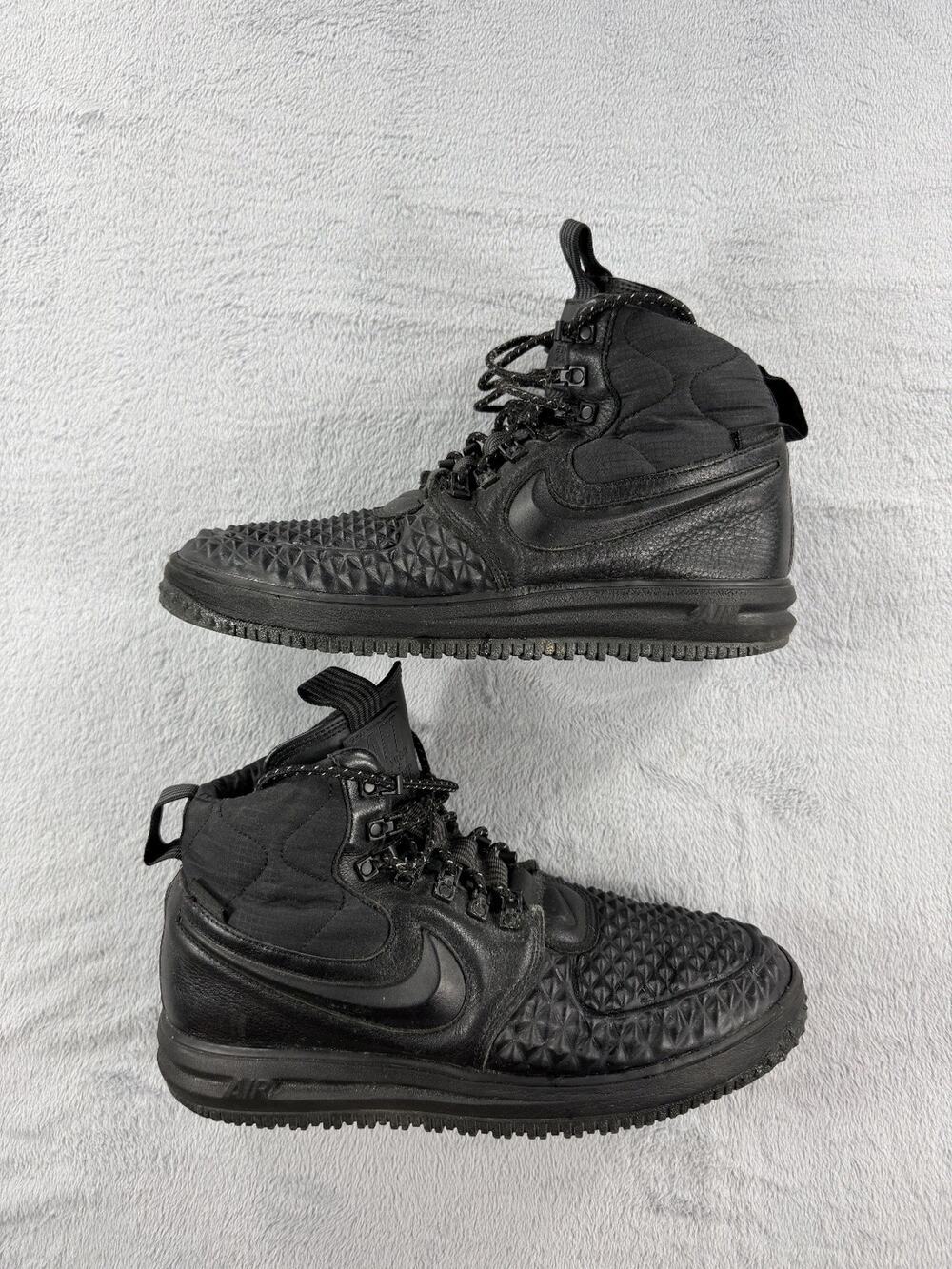 Nike Lunar Force 1 Duckboot '17 Mens Size 11 Black High Top Athletic Sneakers